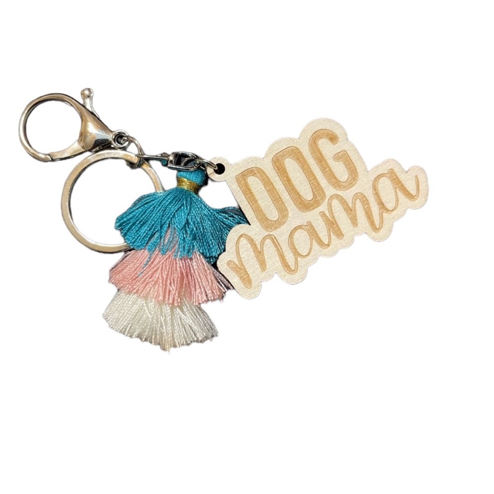 Dog Mama Keychain/Purse Charm